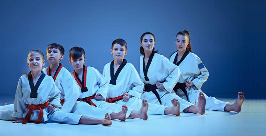 Martial Arts Lessons for Kids in Carrollton TX - Kids Group Splits