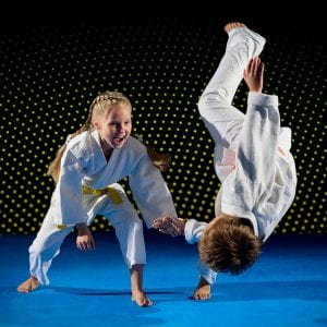 Martial Arts Lessons for Kids in Carrollton TX - Judo Toss Kids Girl